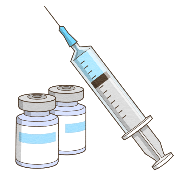 ワクチンと注射器のイラスト | 季節行事の無料イラスト素材集